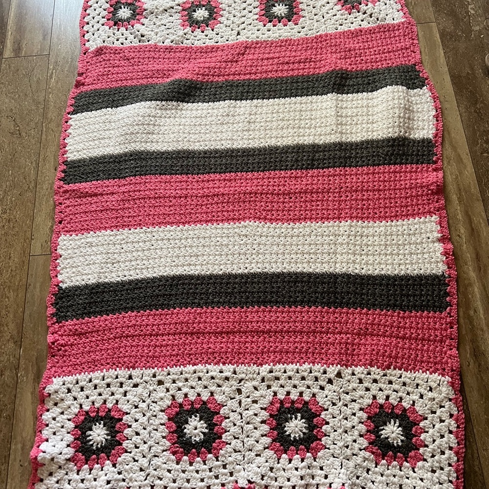 Homemade crochet blanket HUGE